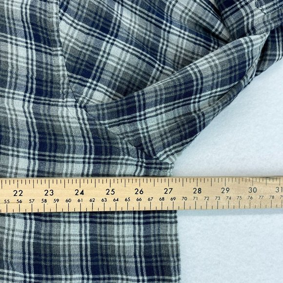 Peter Millar Button Up Shirt 2XL Men's Lightweight Knit Breathable Plaid - Picture 7 of 11